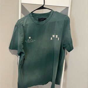 Amiri Vintage Collegiate Tee green